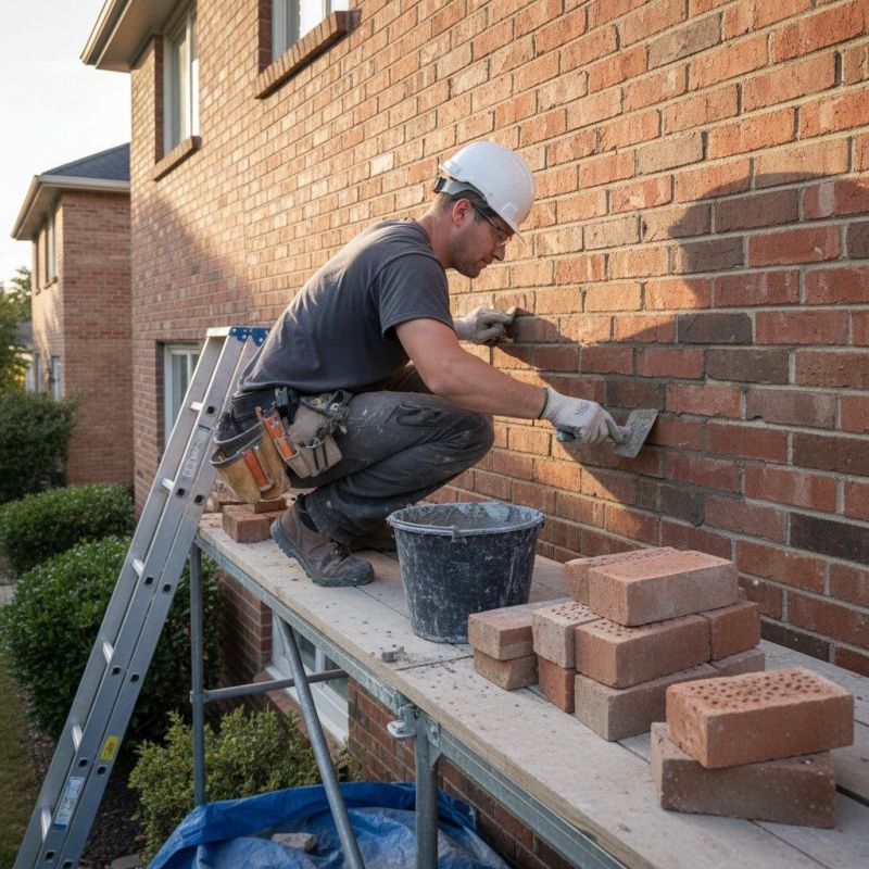 Garage Brick Repair Service